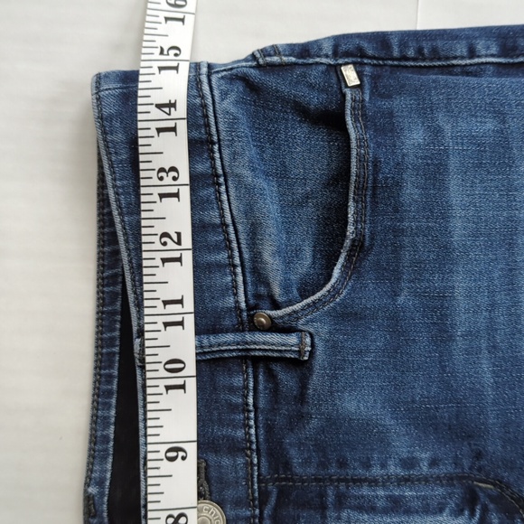 Chico's Distressed Whiskering Skinny Jeans 4R Blue - Picture 14 of 16